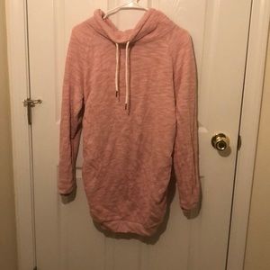 Pink maternity sweatshirt